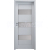INVADO SET Rámové dvere SIENA 3 presklené, fólia, Lindo Biela B134 a zárubeň