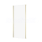 Cersanit Larga bočná stena k sprchovým dverám 80x195 cm Číre/Zlatá matná