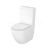 Cersanit set 931 kombi WC Remo Pro Oval Compact Tornado so sedátkom Slim SC EO Duroplast