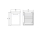 Cersanit Mille 40 bočná spodná skrinka s košom na prádlo 40x44,6x55,1 cm Čierna matná