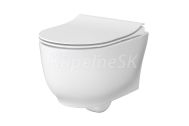 Cersanit set C190 WC závesné Luna Compact CleanOn a sedátko Slim SoftClose Duroplast Biele