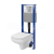 Cersanit set B983 podomiet mechan modul a WC záves Colour CleanOn so sed. a tlač Block Chr
