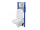 Cersanit set B983 podomiet mechan modul a WC záves Colour CleanOn so sed. a tlač Block Chr