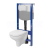 Cersanit set C36  podomietkový mechanický modul a WC závesné Arteco CleanOn so sedátkom SC