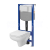 Cersanit set C38 podomietkový mechanický modul a WC závesné Colour CleanOn so sedátkom SC