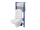 Cersanit set C38 podomietkový mechanický modul a WC závesné Colour CleanOn so sedátkom SC