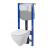Cersanit set C42 podomietkový mechanický modul a WC závesné Mille CleanOn so sedátkom SC