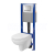 Cersanit Set C44 podom mechanický modul a WC záves Cersania 414 so sed a tlač Enter II Chr