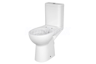 Cersanit Etiuda New Compact 593 CleanOn Rimles WCkombi zvýšené prívod vody zo spodu zprava