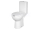 Cersanit Etiuda New Compact 593 CleanOn kombi WC Biela