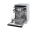 Whirlpool W7F HP33 X voľne stojaca umývačka riadu MaxiSpace Nerez