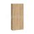Cersanit Atrato spodná bočná skrinka na skrytie WC modulu 56x22,2x120,5 cm Dub Hikory