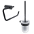 Nimco BORMO Sada k WC Čierna BRC set-94WN-90