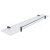 Nimco BORMO polička s ohrádkou, 60 cm Čierna BRC 11091BX-60-90