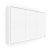 Nimco GA 1 LED podsvietená zrkadlová skrinka 1195x700 mm Biela GAB 10006VX-05