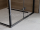 BESCO EXO-H BLACK rohový sprchový kút 80x80x195 cm krídlové dvere rohový vstup sklo Číre