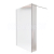 BESCO AVEO Walk-In sprchový kút 120x195 cm Číre/Chróm a bočná pevná stena 30 cm a vzpera