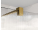 HOPA LAGOS GOLD NEW 200 Walk-in sprchový kút šírka 80 cm sklo Flutted a vzpera