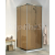 Cersanit ONEGA rohový sprchový kút 80x80x190,Chróm lesklý,sklo Hnedé