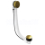 Polysan Vaňová súprava s bovdenom, dĺžka 600mm, zátka 72mm, čierna mat