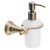 Sapho DIAMOND dávkovač mydla 200ml, mliečne sklo, bronz