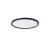 KANLUX AZPO stropné LED svietidlo, priemer 225mm, 11,8 W, 3000/4000/6000K, IP54,čierna mat