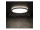 KANLUX AZPO stropné LED svietidlo, priemer 225mm, 11,8 W, 3000/4000/6000K, IP54,čierna mat