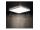 KANLUX AZPO stropné LED svietidlo, 225x225mm, 12,3W, 3000/4000/6000K, IP54, biela