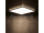 KANLUX AZPO stropné LED svietidlo, 300x300mm, 17,5 W, 3000/4000/6000K, IP54, čierna mat