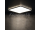 KANLUX AZPO stropné LED svietidlo, 300x300mm, 17,5 W, 3000/4000/6000K, IP54, čierna mat
