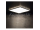 KANLUX AZPO stropné LED svietidlo, 300x300mm, 17,5 W, 3000/4000/6000K, IP54, čierna mat
