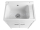 Aqualine Skrinka pod výlevku 58,2x78x38,3cm, plast, biela