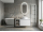 Sapho LOREA Rockstone doska 111x1,2x52,5cm, black attica
