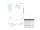 Polysan ESCA GUN METAL jednodielna sprch zást na inštaláciu k stene,dymové matné sklo 1200