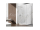 Gelco SPIRIT univerzálny rohový sprchový kút 130x100x200 cm Posuvné dvere Číre/Chróm