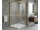 Gelco LUXOR GOLD MATT sprchové posuvné dvere pre rohový vstup 100x200 cm sklo Číre