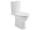 Aqualine TALAMO misa pre kombi WC, Rimless, 63x35,5cm, spodný/zadný odpad, biela