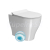 GSI TONO WC misa stojaca, Geniusflush, 36x53cm spodný/zadný odpad, biela ExtraGlaze
