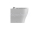 GSI TONO WC misa stojaca, Geniusflush, 36x53cm, spodný/zadný odpad, biela dual-mat