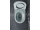 GSI TONO WC misa stojaca, Geniusflush, 36x53cm, spodný/zadný odpad, ghiaccio dual-mat