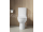 Aqualine TALAMO WC kombi WC, Rimless, spodný/zadný odpad, biela