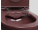 Isvea INFINITY závesná WC misa, Rimless, 36,5x53cm, Matná maroon Red