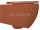 Isvea INFINITY závesná WC misa, Rimless, 36,5x53cm, terracotta