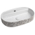 Isvea INFINITY OVAL keramické umývadlo na dosku, 60x40cm, terrazzo