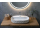 Isvea INFINITY OVAL keramické umývadlo na dosku, 60x40cm, terrazzo