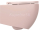 Isvea INFINITY závesná WC misa, Rimless, 36,5x53cm, ružová Salmon