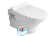 Bruckner IMOGEN závesná WC misa, Rimless, 36x50cm, biela