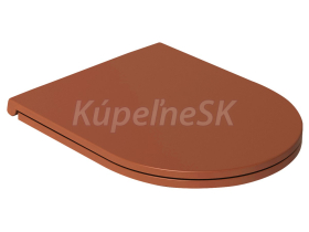 Isvea INFINITY WC sedátko SLIM, Soft Close, Easy Take, terracotta