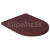 Isvea INFINITY WC sedátko SLIM, Soft Close, Easy Take, matná maroon Red