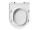Kerasan FLO WC sedátko, SLIM, Soft Close, biela